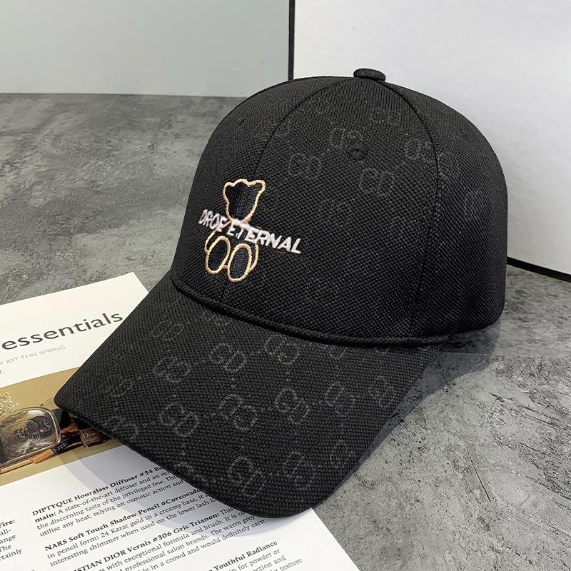 

Новая шляпа для женщин в корейском стиле, милая бейсболка с медведем, модная осенне-зимняя шляпа от солнца для женщин, бейсболка для защиты от солнца, трендовая Adjustable