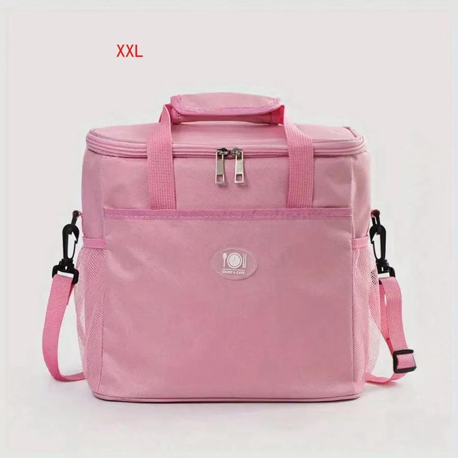 Insulated Lunch Bag,Reusable Freezer Cooler Bag,Office School Picnic Beach,Adjustable Shoulder Strap,Suitable For Kids/Adults
