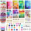 Colorful Cross-Border Polymer Clay Slice Beads Set for Children's DIY Jewelry & Bracelets