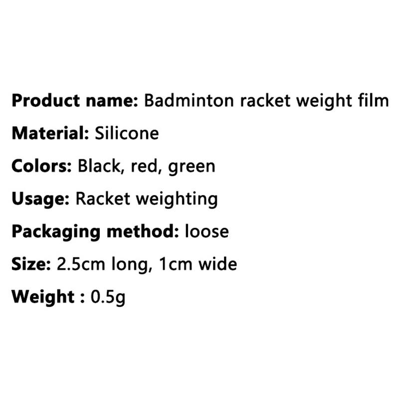 Tennis Racket Weight And Balance Strips Racquet Balancer Type H 5G Silicone Tennis Racket Balance Bar