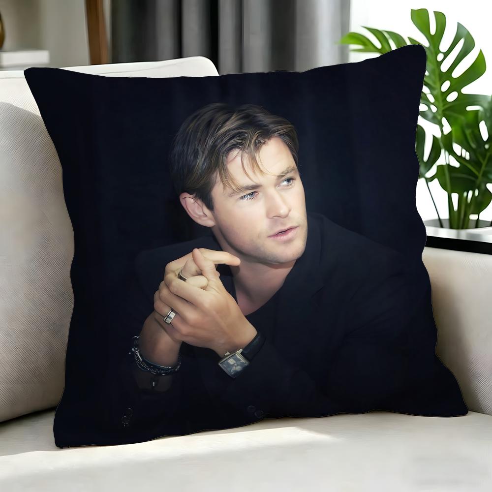 movie Chris Hemsworth Cushion Cover Cushion Cover Set Pcs x x x Pillowcase Decorative Sofa Home Decor