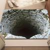 1pc 3D Visual Trap Floor Mat Wear Resistant Dirty Proof Home Entrance Doormat Bathroom Water Absorbing Foot Pad