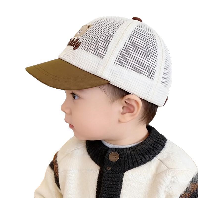 Kids Summer Thin Breathable Mesh Baseball Cap Cute Sun Protection Visor Hat For Baby Boys And Girls