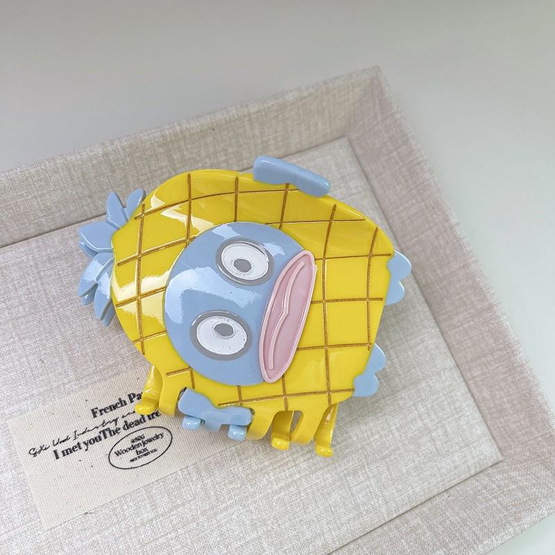 YHJ Frucht-Serie Haarspangen: Kreative Wassermelonen-, Apfel-, Erdbeer-Haarspangen in Acetat und gespleißtem Hai-Design.