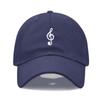 Unisex Soft Cotton Dad Hat Musical Note Embroidery Baseball Cap For Women Men Adjustable Unisex Casual Sports Caps