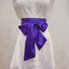 Fashion Satin Silk Bow Corset Waist Belt Wide Bowknot Fabric Ribbon Cummerbunds Lace Up Waistband Strap Waist Bands Waist Cover