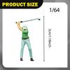 1/64 Figure Model Kit Miniature DIY Projects Layout Man Woman Golfer Trains Architectural Resin