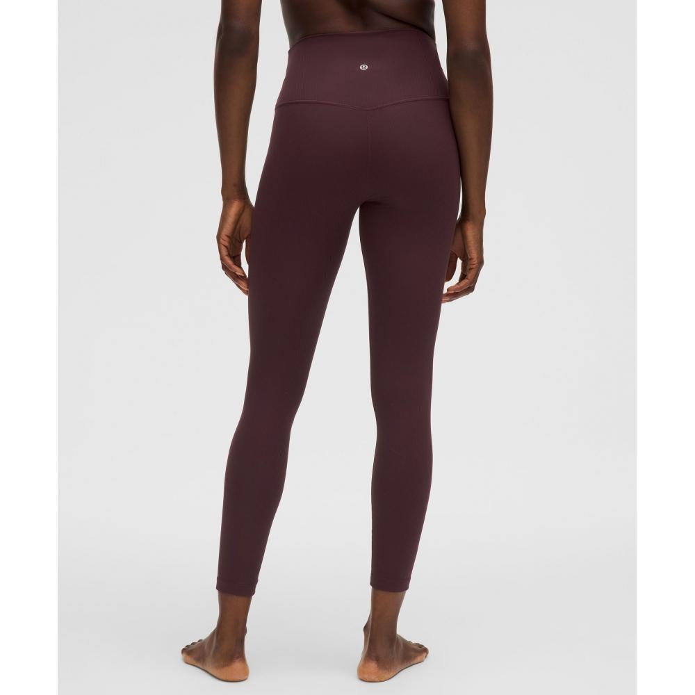 Lululemon Align High Rise Ribbed Pant 25 Goodnight Plum