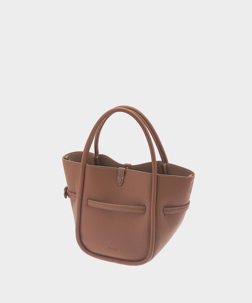 Talli Lower Wedge Belt Tote Bag 26_Camel