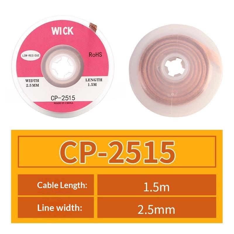 1.5/3M Copper Welding Wire Desoldering Mesh Braid Tape Welding Point Solder Soldering Tool Of Electronic Pcb Circuit Board
