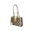 Gucci Padlock Metal Lock Tote Bag With Berry Print And Logo Canvas And Leather Women Tote Bag Ebony White 498156-UM6AG-8295