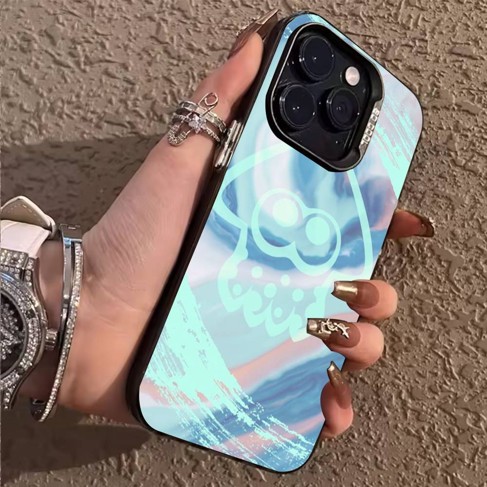 Game S-Splatoon Phone Case for iPhone 17,16,15,14,13,12,11,Pro,X,Xs,Max,Plus Shockproof Cover