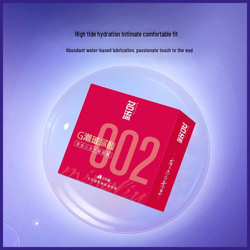 Mingliu Ultra Thin Long-Lasting Dotted Condoms with Hyaluronic Acid - 10 Pack