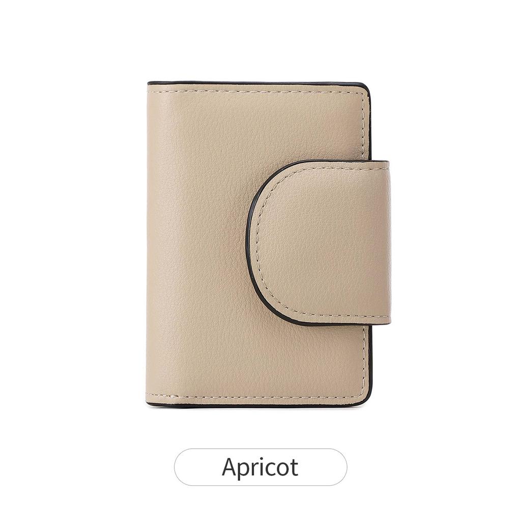 New women's wallet buckle short wallet simple and fashionable multi-functional small wallet
