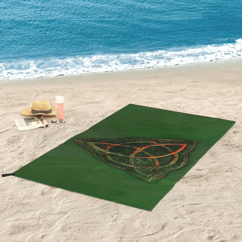 Buch der Schatten - Charmed Triquetra Design Strandtuch Weiche Mikrofaser Schnelltrocknend Saugfähig Schnelle Handtücher Für Yoga