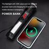 Flashlight With Buzzer Alarm Side LED Red SOS Light Handheld Flashlight ABS Plastic Aluminium Alloy Emergency Hiking Torch