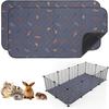 Reusable Pet Urinary Pad Waterproof & Absorbent Pee Pad Guinea Pig Cage Lining Machine Washable Small Pet House Sleeping Mat