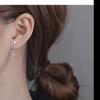 Orecchini a Stella Scintillanti con Diamanti Fangxing per Donna, Nuovo Design Trendy e di Nicchia, Orecchini Semplici e di Alta Gamma