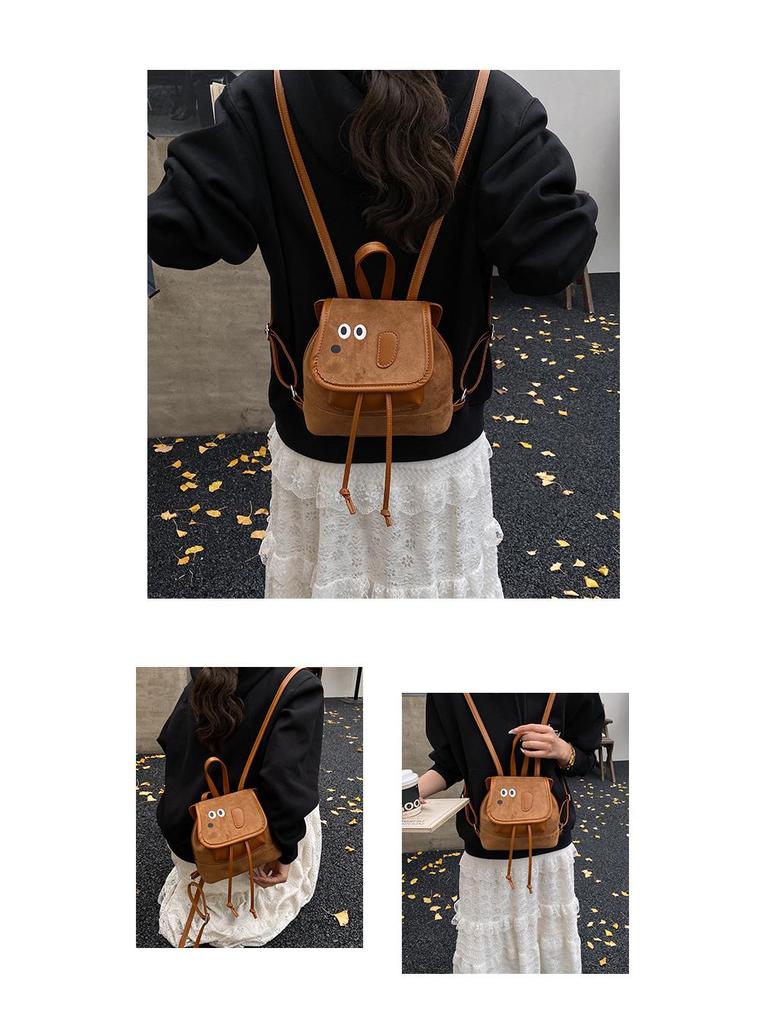 Herbst/Winter Koreanischer Stil Cartoon Eltern-Kind Crossbody Rucksack für Damen