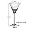 4PCS 110ml Cocktail Glasses Martini Glass Set Of 4