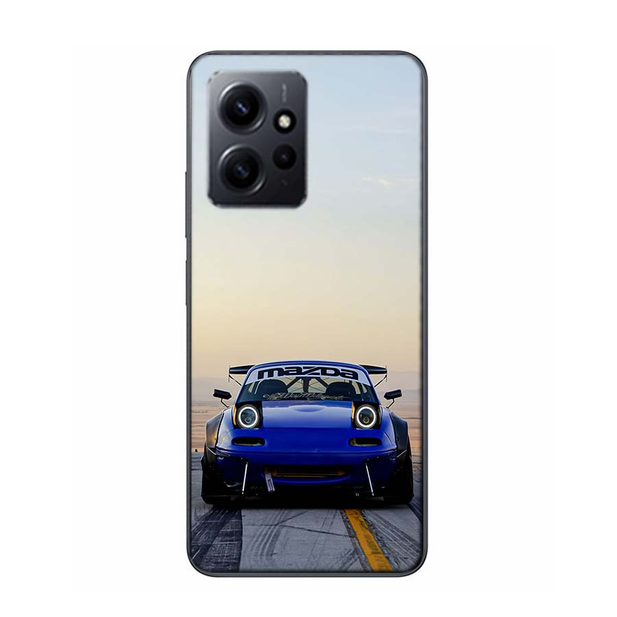 Mx5 M-Miata Phone Case For Redmi 12 13C 12C 15C 9 10 10C Note 13 Pro Plus 14 15 Pro 9T 9C 9A TPU Soft Cover Clear Cell Cases Sho