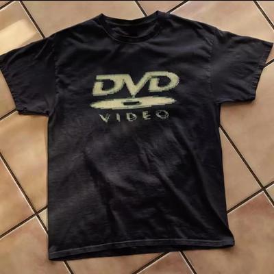 DVD Video T-Shirt, Logo Tee, Gifts Shirt, Unisex Vintage Graphic Tees Gothic Grunge Y2k Emo Scene Amity Affliction Style Clothes Men Women Streetwear