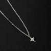 Four-pointed Star Pendant Necklaces Pendant Choker Y2k Jewelry Gift for Hot Girl