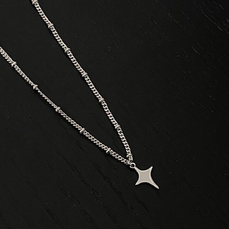Four-pointed Star Pendant Necklaces Pendant Choker Y2k Jewelry Gift for Hot Girl