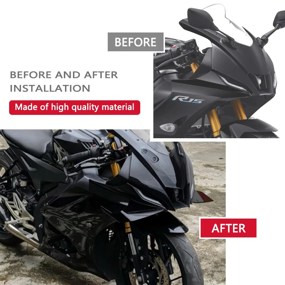 Fairing Winglet Accessory For Yamaha YZFR15 2022-2026 R15 V4 YZF R15M 2025 Motorcycle Airflow Management Shroud Attachment Part