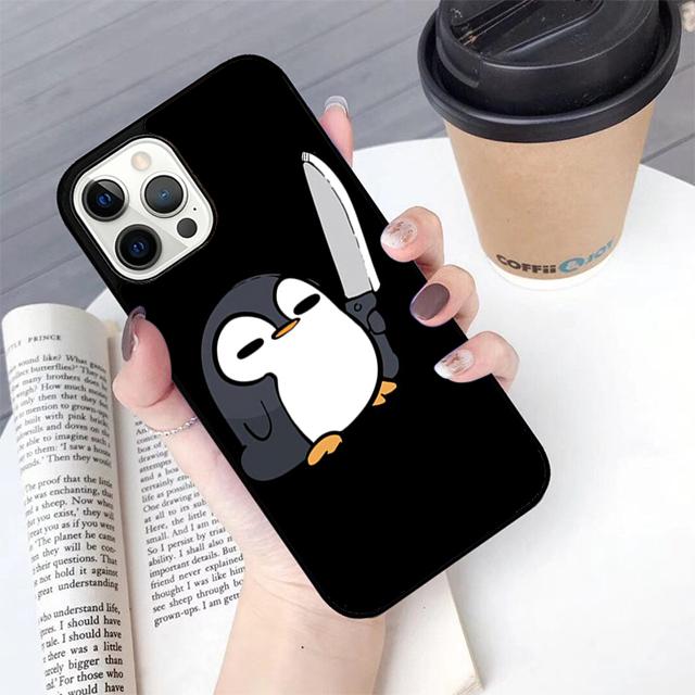 

Cute Lovely Penguin Phone Case For Apple iPhone 17 Air Pro Max Plus Coque For iPhone 17 Air 14 15 16 13 12 Max Cover iPhone 14plus