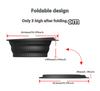 Folding Face Ice Bath Basin Portable Wash Bath Basin Bathroom Facials Skin Care Kitchen Accessories Wash Bowl for Home Travel