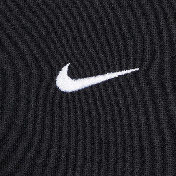 Nike Solo Swoosh Solid Color Pullover Fleece Lined Sweatshirt Men's Black DX1362-010