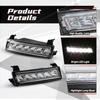 LED DRL For Mercedes Benz W164 X164 X204 ML350 ML450 GL450 GLK350 2009-2013 Foglamp Front Bumper Headlight 1649060251 1649060151