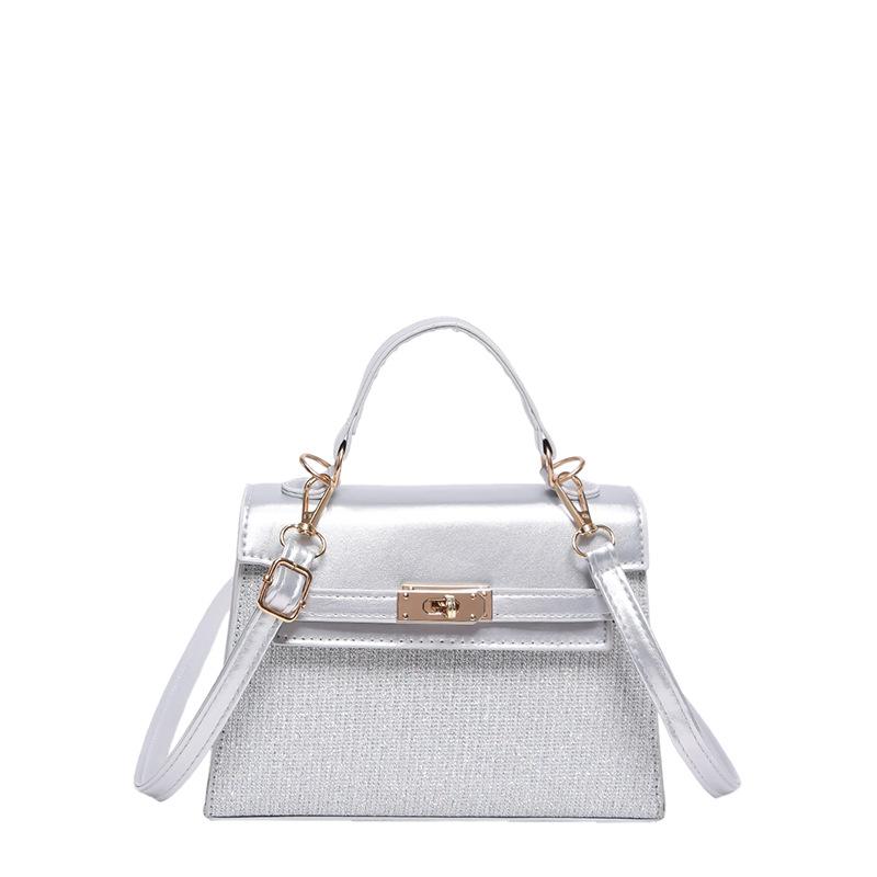 Niche Texture Handbag Women's 2024 Early Autumn New Fashion Small Square Bag Versatile Single Shoulder Messenger Commuter Bag