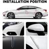 AAAMQ1 4pcs Transparent Car Badge Door Anti-Collision Strip Bumper Guard Protector Sticker For Ford Focus Mustang Mk3 Ranger Mondeo Mk4