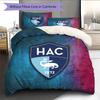 Le Havre Athletic Club Pattern Bedding Quilt Set  Home Decoration  Gift (1 * Duvet Cover + 2 * Pillowcase  Without Core)