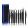 9/10/11Pcs Stainless Steel Antistatic Tweezers Anti-Static Electronic Tweezers  Mobile Phone Repair