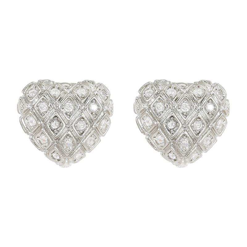 Elegant Heart Shaped Headphone Buckles Clip On Attachment For Freeclip 1 2 Zircons Embellishment