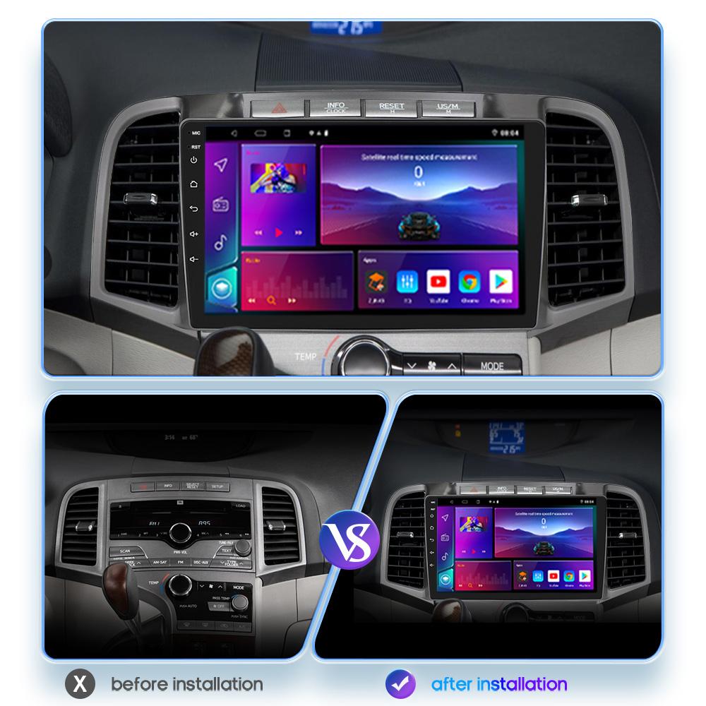Reakosound 2 Din Android Autoradio Multimedia Video Player for Toyota Venza 2008 2009 2011-2016 GPS Navi Stereo Carplay Headunit