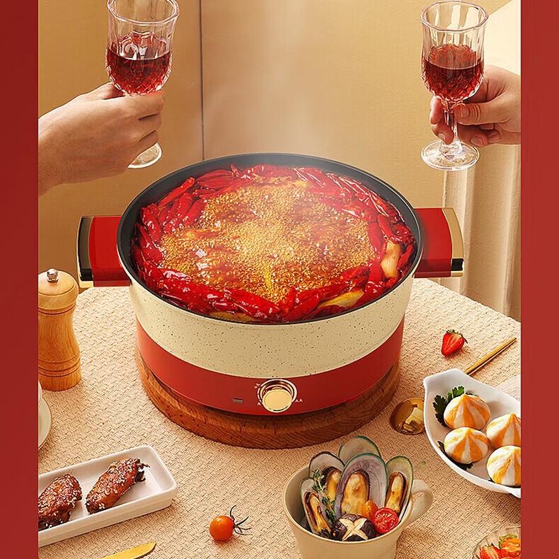 MeiLing Electric Cooking Pot with Adjustable Power