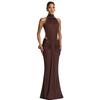Women's temperament elegant banquet evening dress long dress European and American style fashion sexy slim dress
