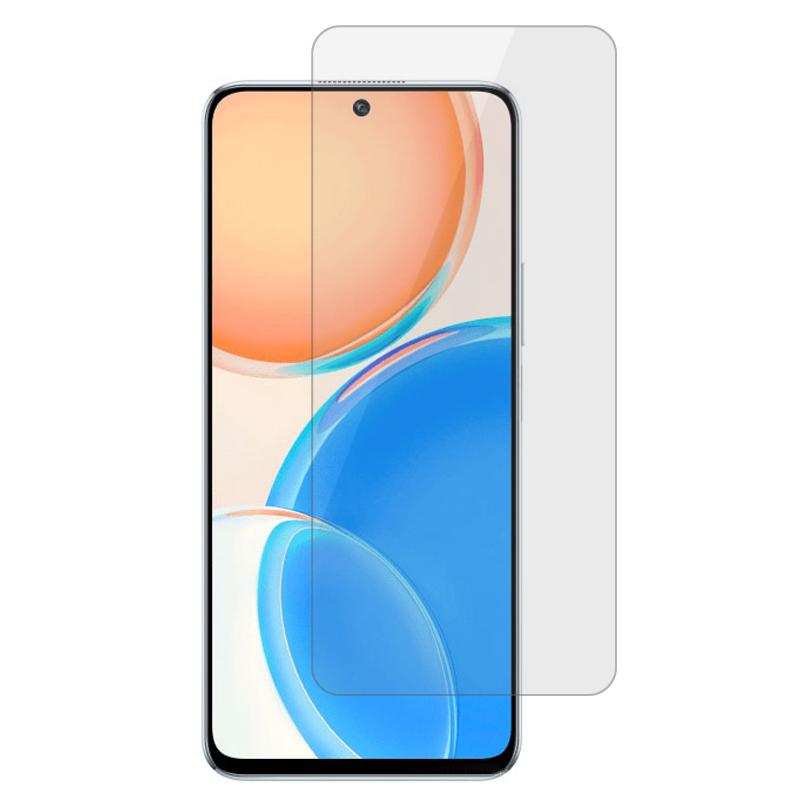 

For Honor X8 4G Phone Screen Protector 2.5D Arc Edge Ultra Clear Shatter-proof Tempered Glass Film As Shown A