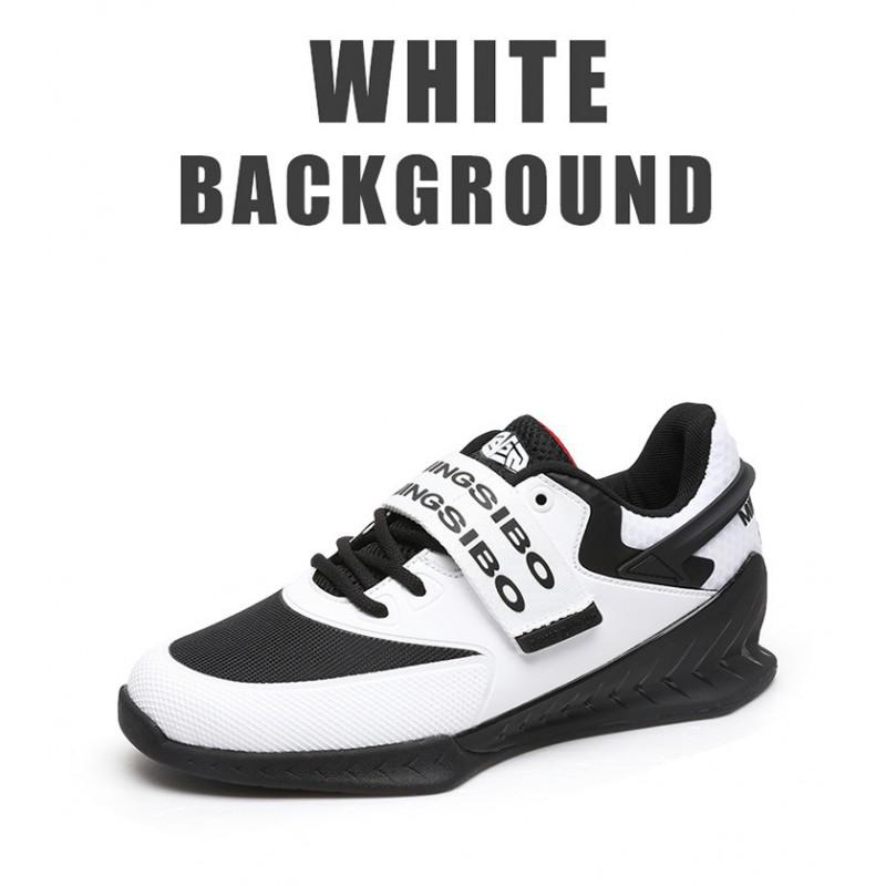 Unisex Weightlifting Shoes Squat Deadlift Indoor Gym Training Supportive Stable Non-Slip Fitness Footwear