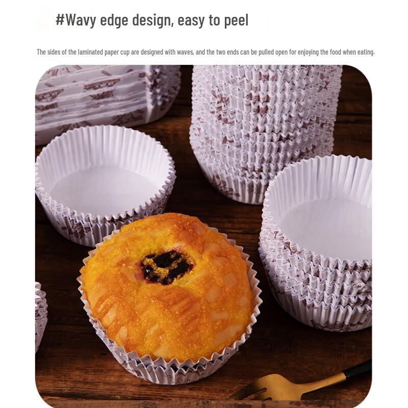 SPSR Oil-Proof Boat-Shaped Baking Paper Cups