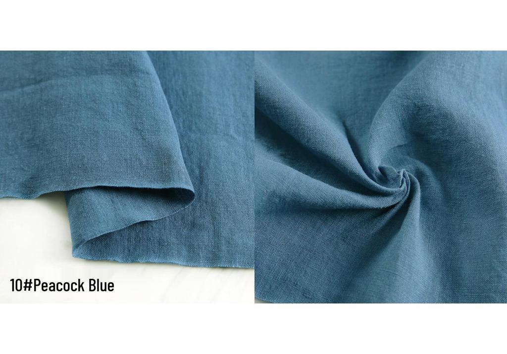 High-Quality Sand Washed Linen-Cotton Fabric for Summer Dresses & Pants