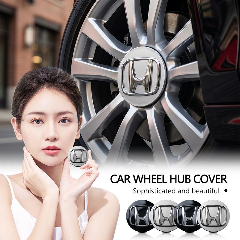 4pcs/set Waterproof Anti-scratch Wheel Hub Wheel Covers Wheel Center Hub Caps for Honda Mugen Power TypeR Jazz Civic Inspire