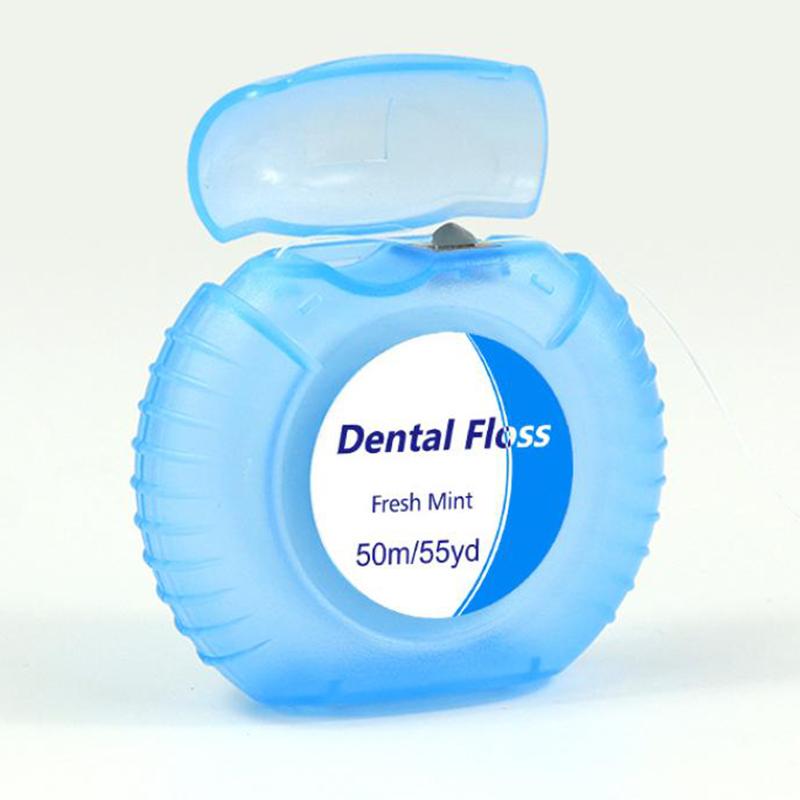 1Pcs Box Mint Dental Floss Roll Cleaning Oral Tools Dental Floss Stick Adult Home Set Cleaning Interdental Brush