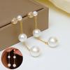 Copper Pearl Tassel Earrings - Fashionable, Versatile, and Exquisite Design for Women