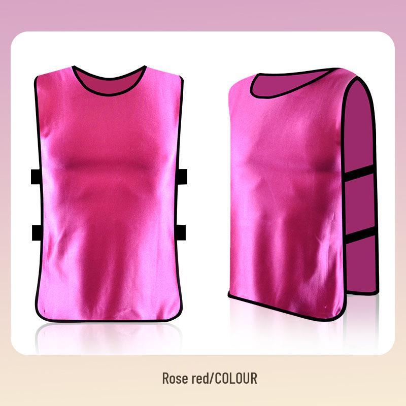 Customizable Team Football Vest: Numbered Training & School Exercise Uniform