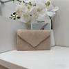 Dinner Bag Ladies Party Pleated Flannel Clutch Bag Velvet Envelope Evening Bag
